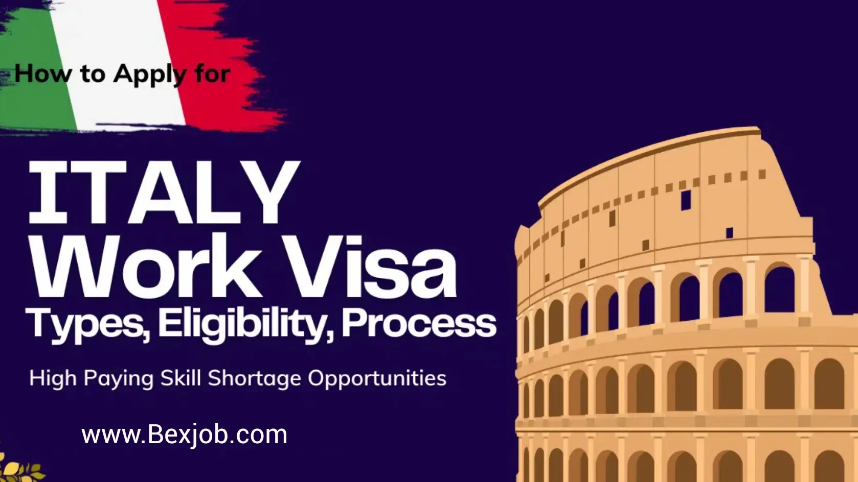 Work Visa for Italy 2024: Types, Eligibility, Application Process