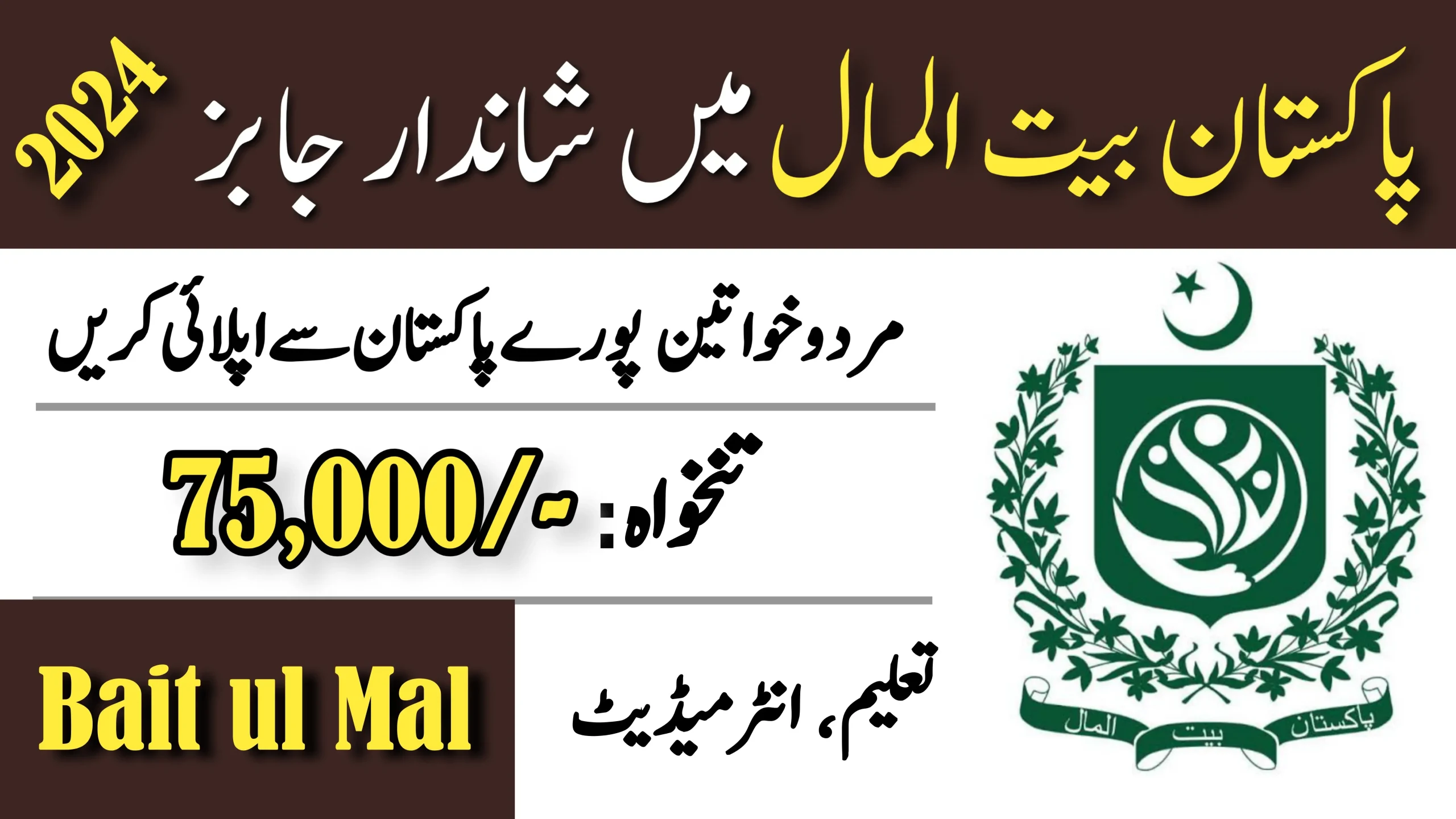 Social Welfare and Bait ul Mal Department Punjab Jobs 2024 Latest