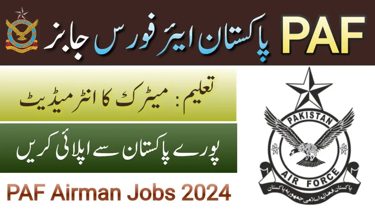 PAF Airman Latest Jobs Apply Online