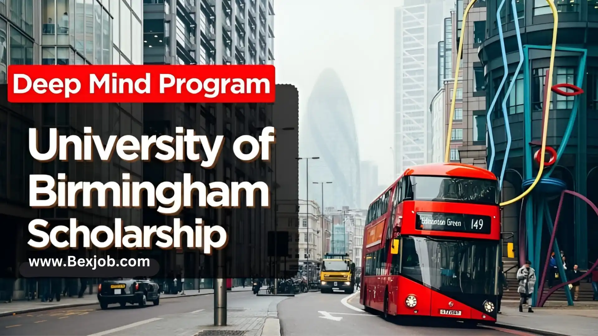 Announcement of DeepMind Scholarship 2024 by the Birmingham University